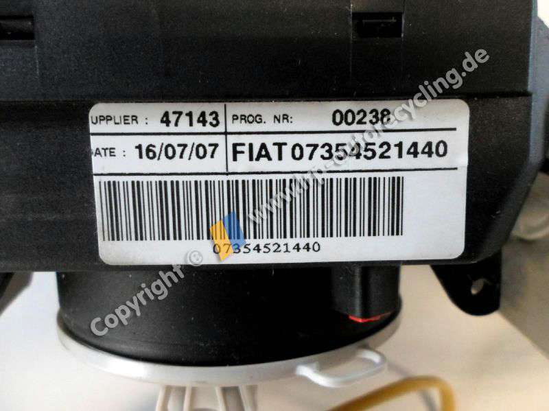 Fiat 500 Kombischalter 07354521440 47143 LK Blinkerschalter Wischerschalter 2007